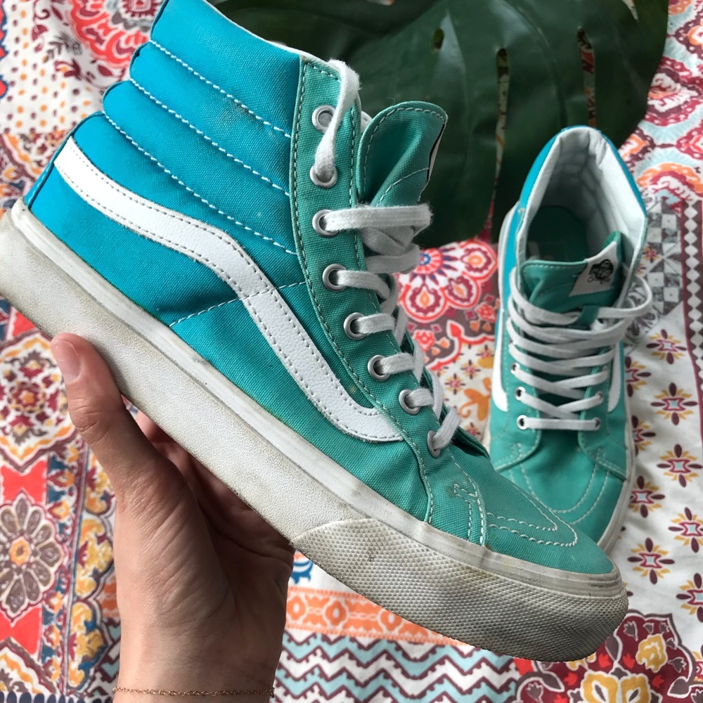 Vans Turquoise Ombre Hi Top